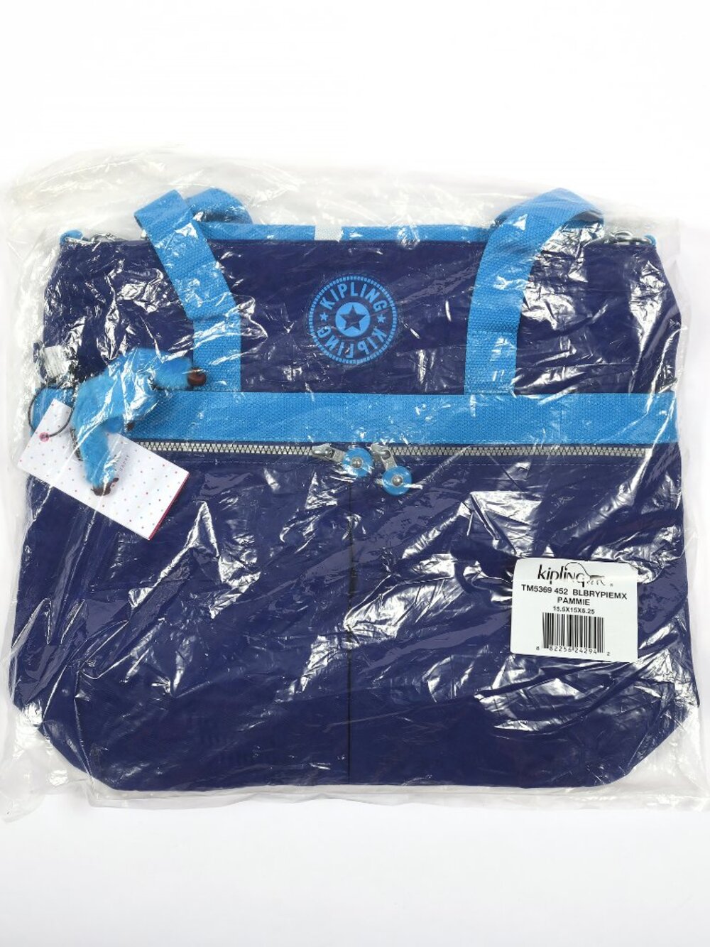 Kipling Pammie Large Tote Bag Blueberry Pie Mix NWT TM5369